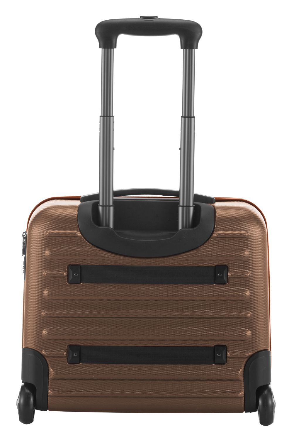 Tegel - pilot trolley hard shell bronze matt metallic, TSA, 38 cm, 32 liters