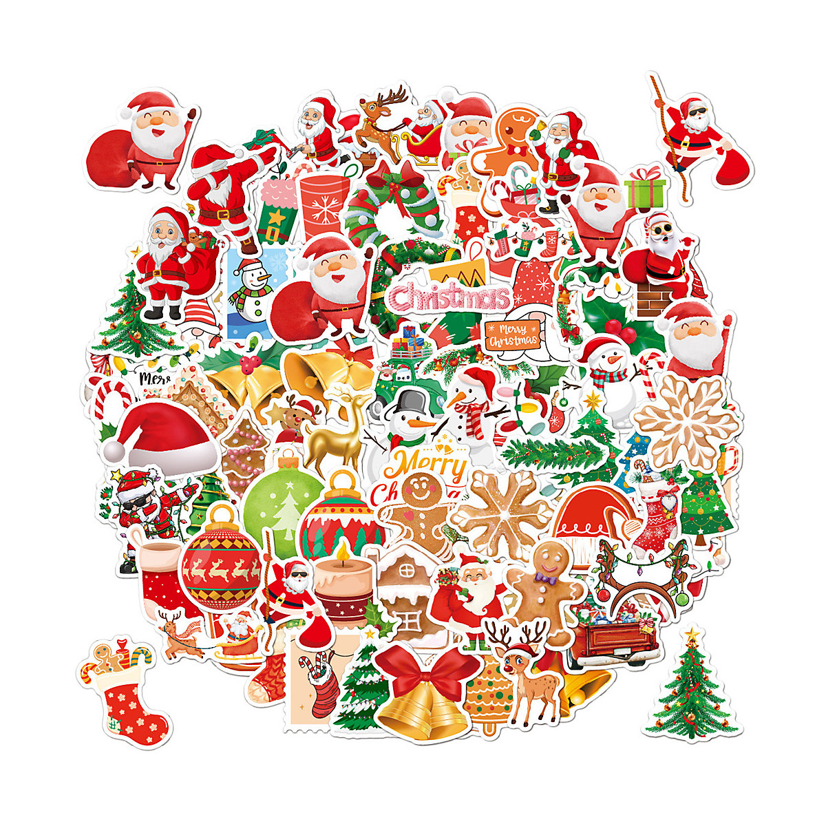 Aufkleber Weihnachten Sticker für Kinder