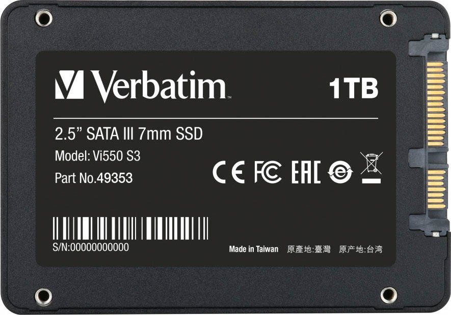 Verbatim Vi550 S3 interne SSD (1 TB) 2,5