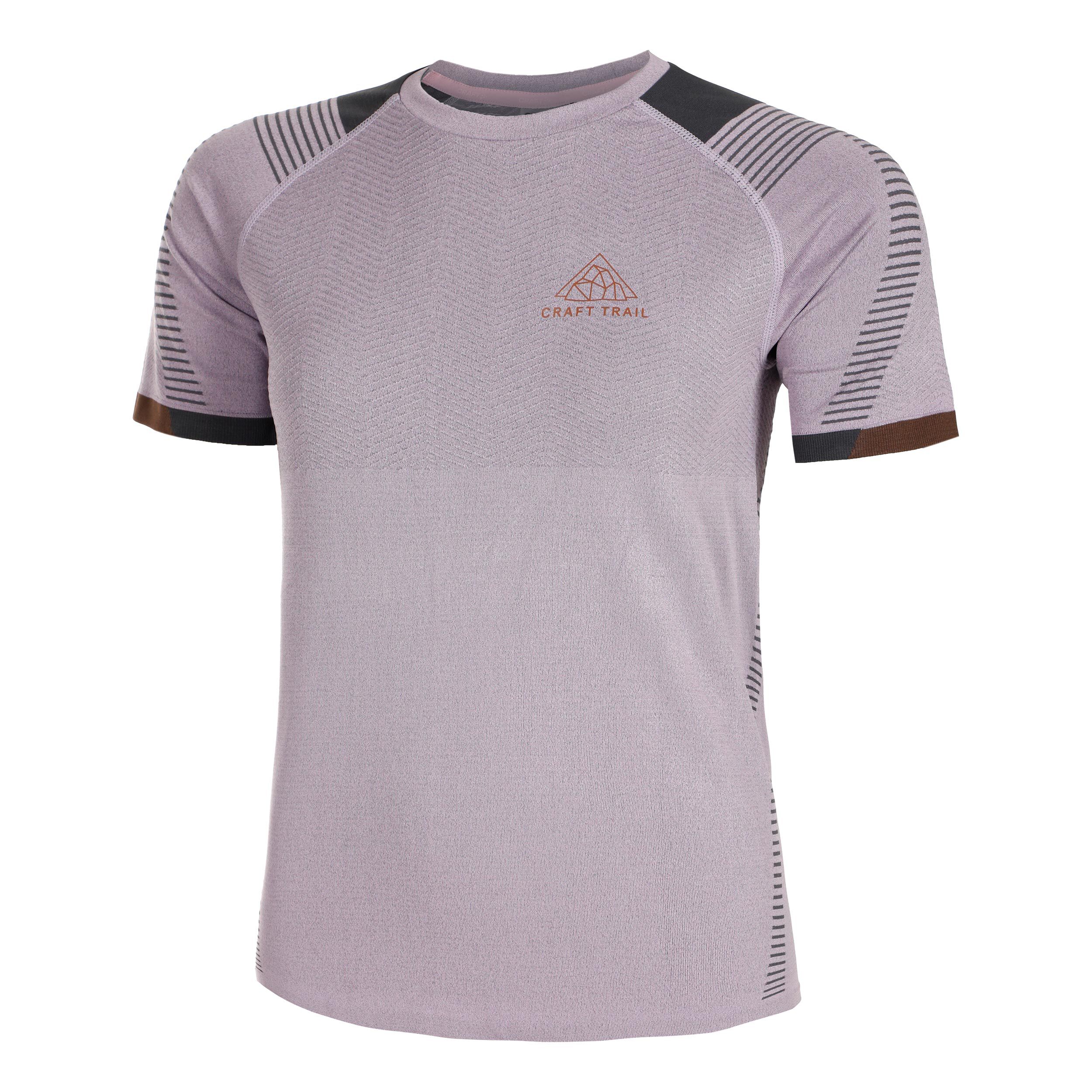 Pro Trail Fuseknitsleeve Laufshirt Damen - Flieder