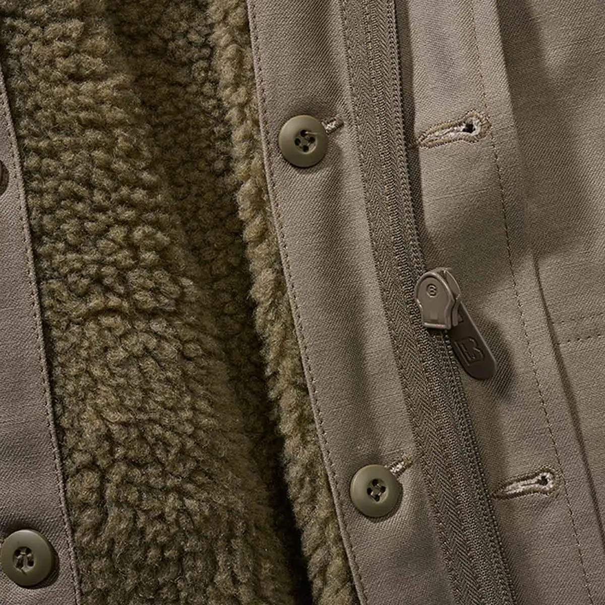 Kinder BW Parka oliv