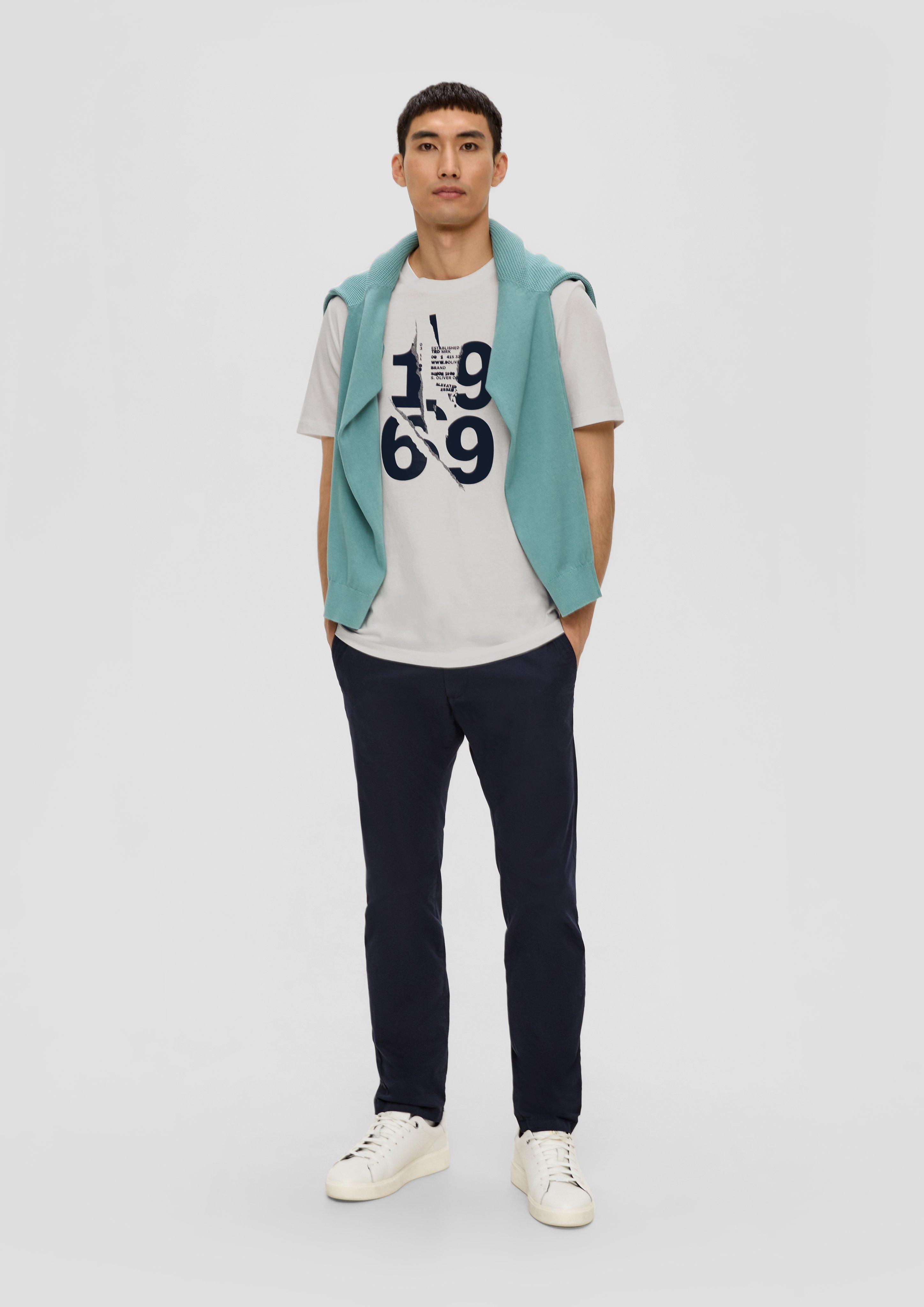 T-Shirt mit Frontprint  2138638-01D2