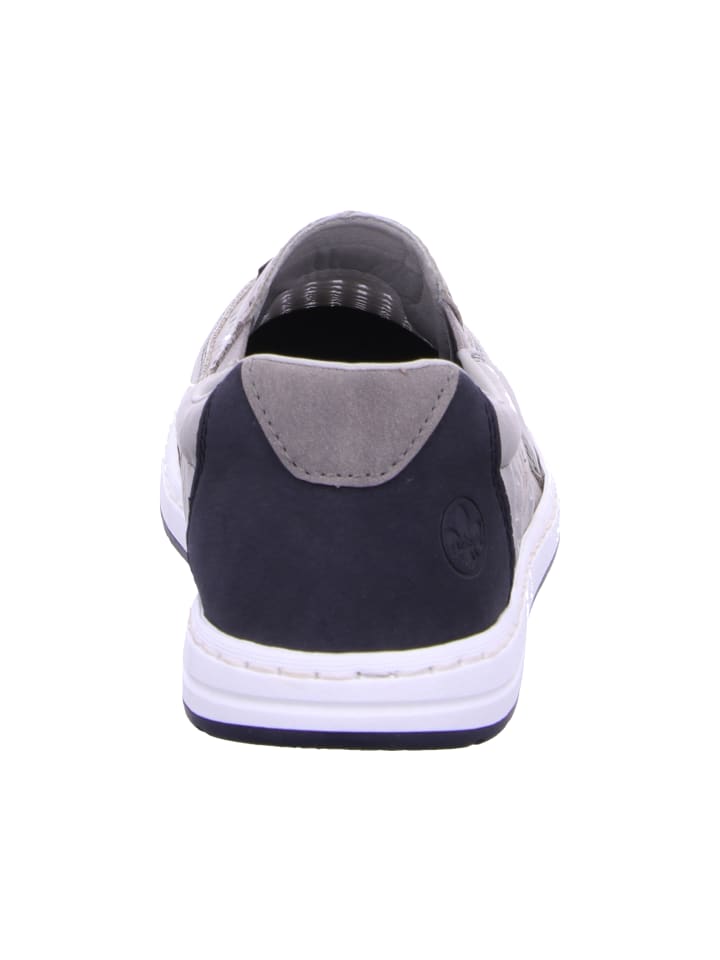 rieker Slipper Gelocht in grau günstig kaufen