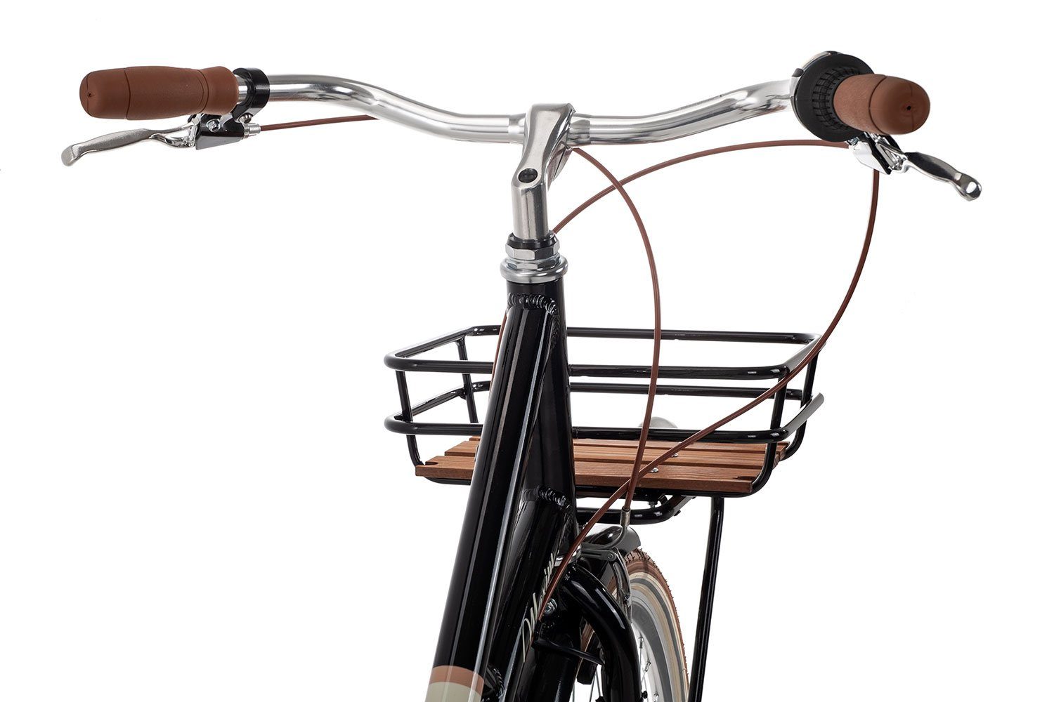 Maxim Cityrad La Vita, 7 Gang Shmano Tourney 7 Schaltwerk, Kettenschaltung, Citybike schwarz/grau
