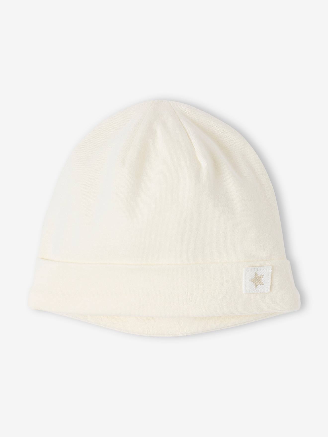 Vertbaudet 4-teiliges Baby-Geschenkset Oeko-Tex, personalisierbar - wollweiß