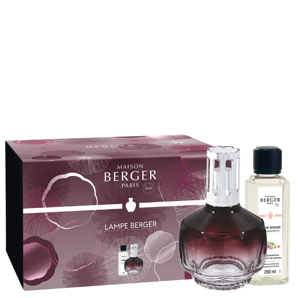 Lampe Coffret Molecule Prune - Lampeboks, Katalytisk Lampe