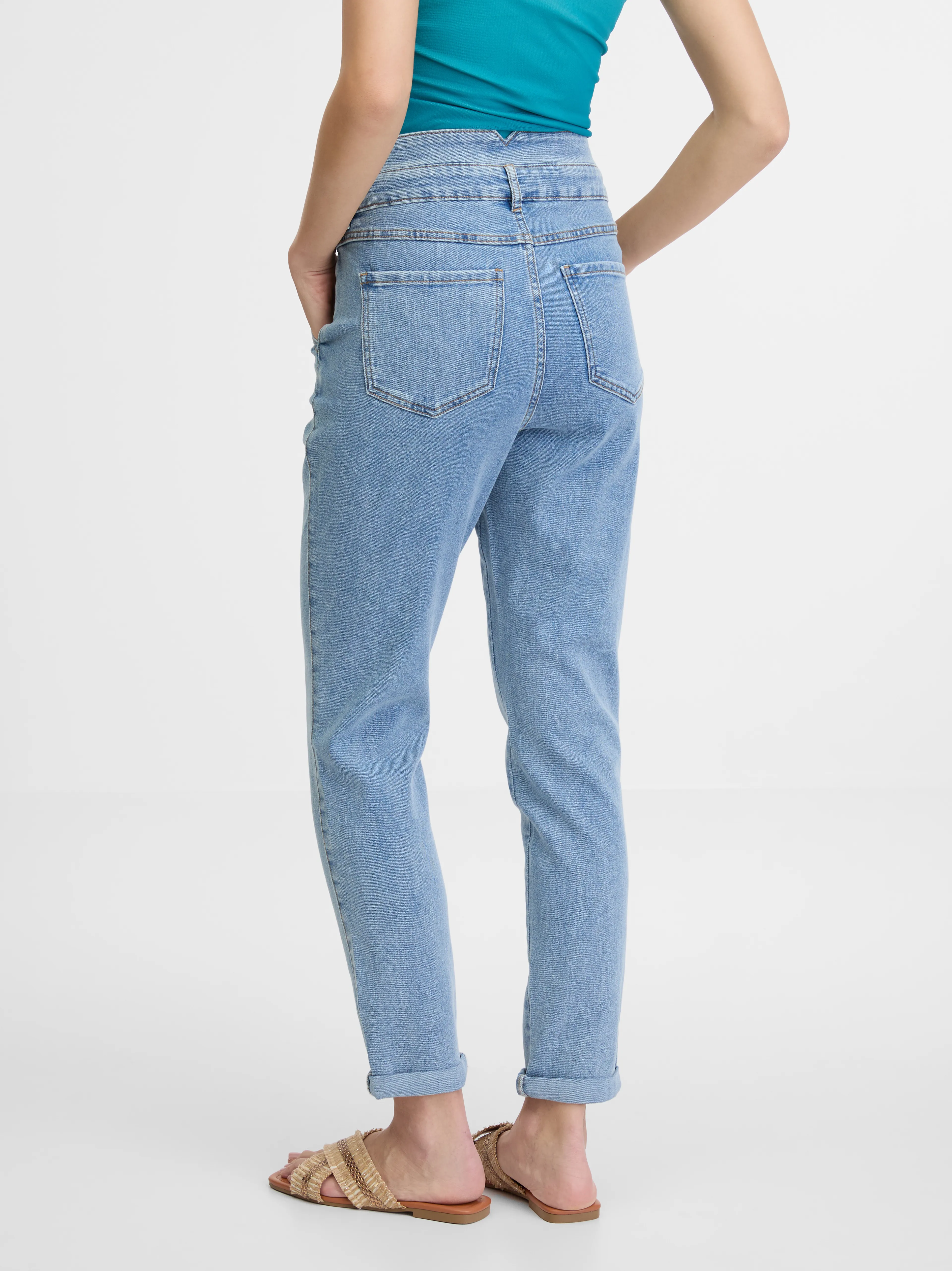 Hellblaue Damen Mom-Jeans ORSAY