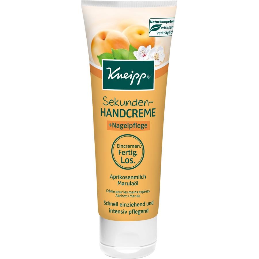 Sekunden-Handcreme + Nagelpflege