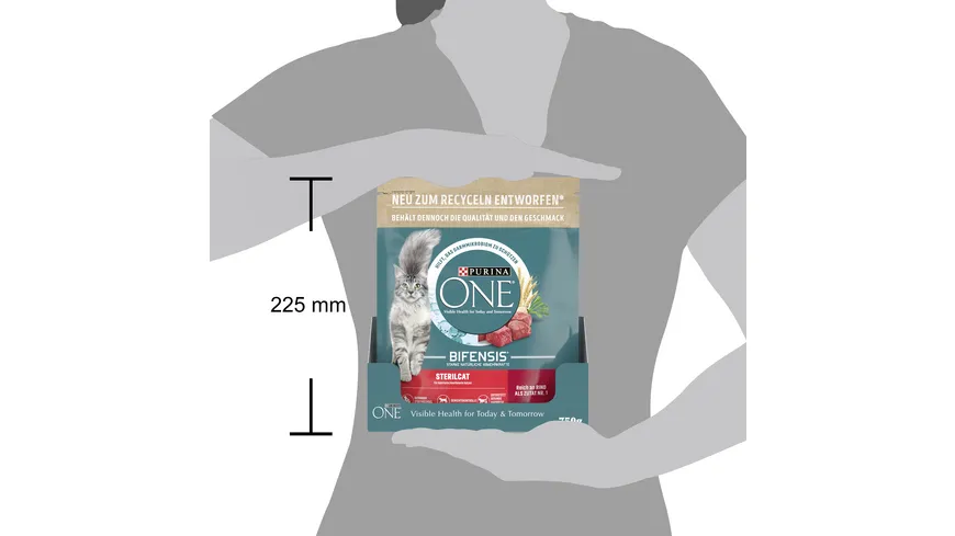 PURINA ONE STERILCAT Rind 750 g