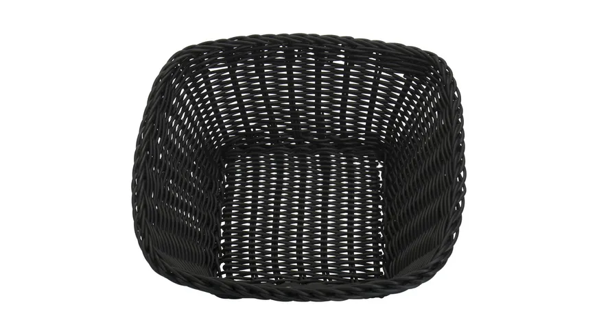 WESTMARK Brotkorb quadratisch 23x9cm schwarz