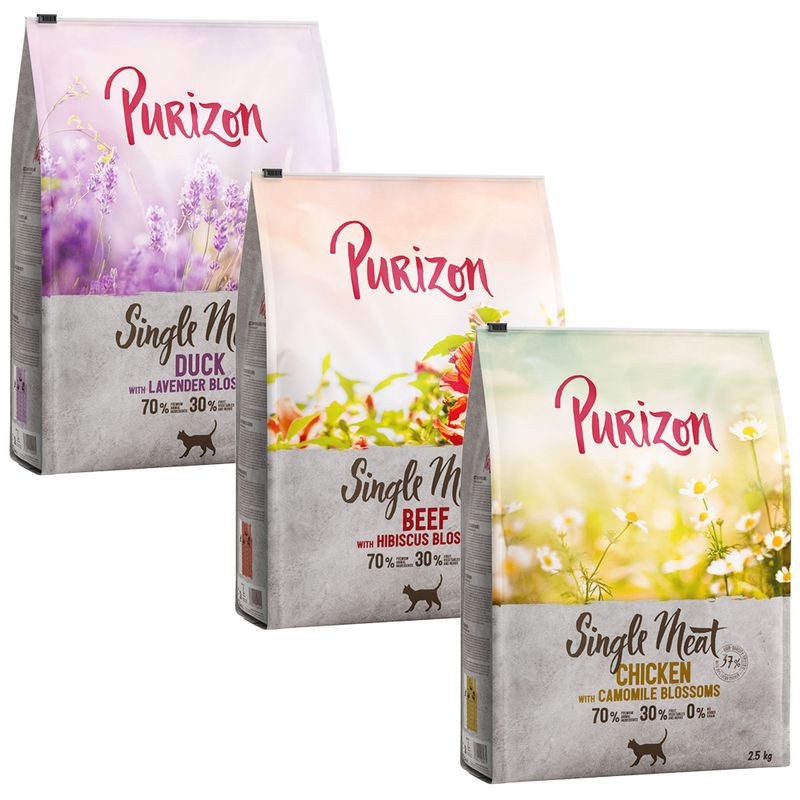 Mix-Sparpaket Purizon Adult 3 x 2,5 kg zu TOP-Preisen | bitiba %