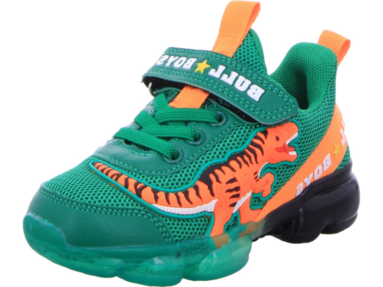 DIVERSE Jungen Sneaker grün T-Rex