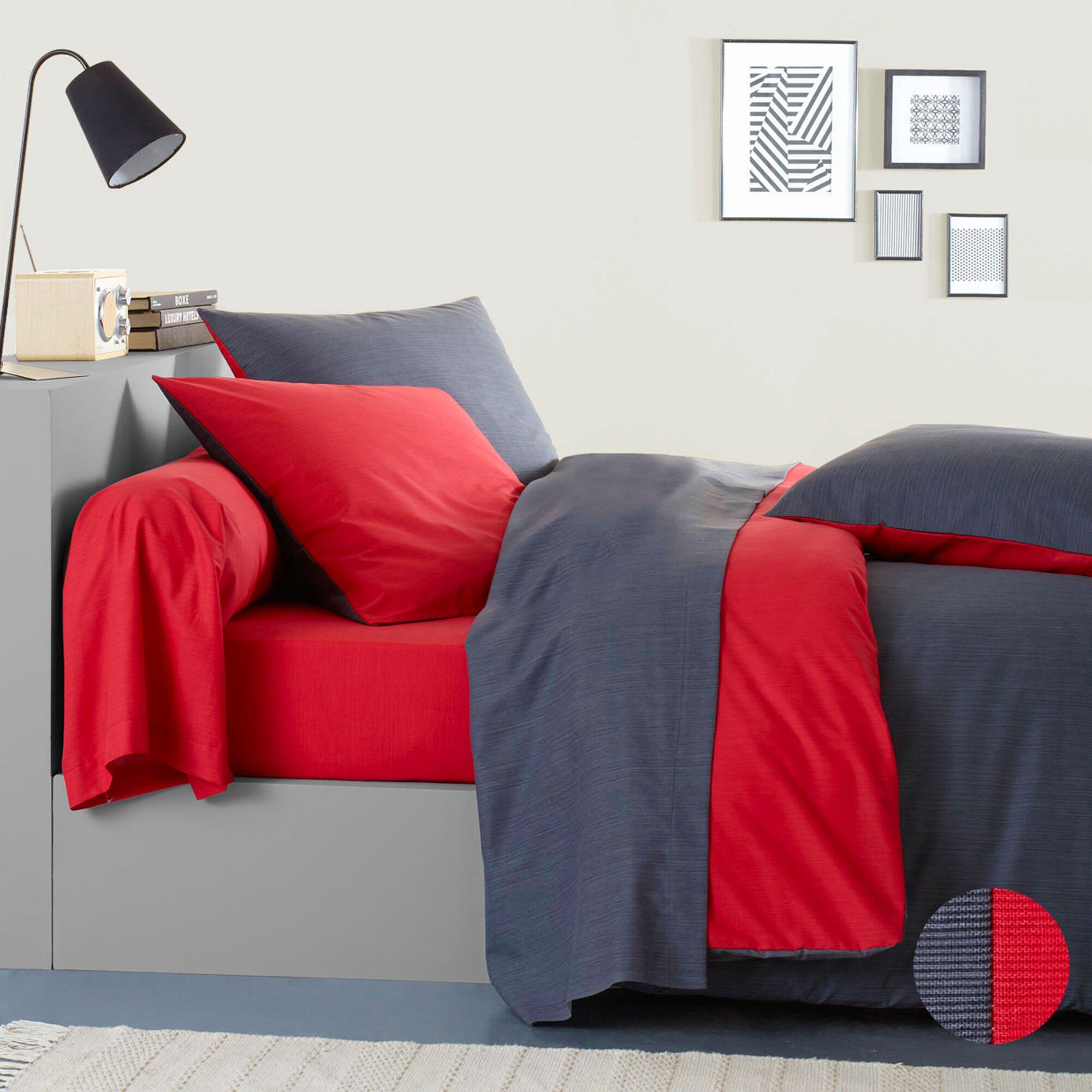 Linge de lit Ecorce viscose coton
