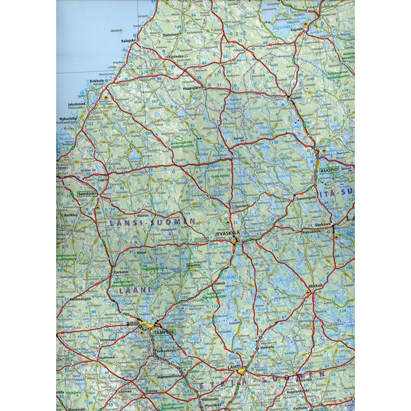 Michelin Skandinavien - Finnland 1 : 1 500 000 - Straßenkarte