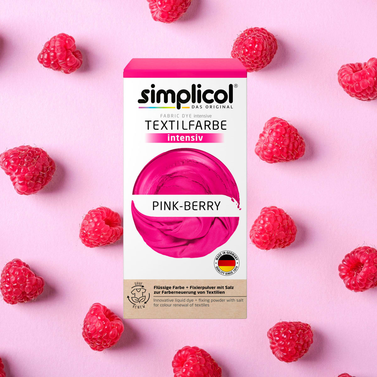 Textilfarbe intensiv Pink-Berry, 1 St