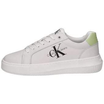 Calvin Klein Chunky Cupsole Mono Lth in weiß