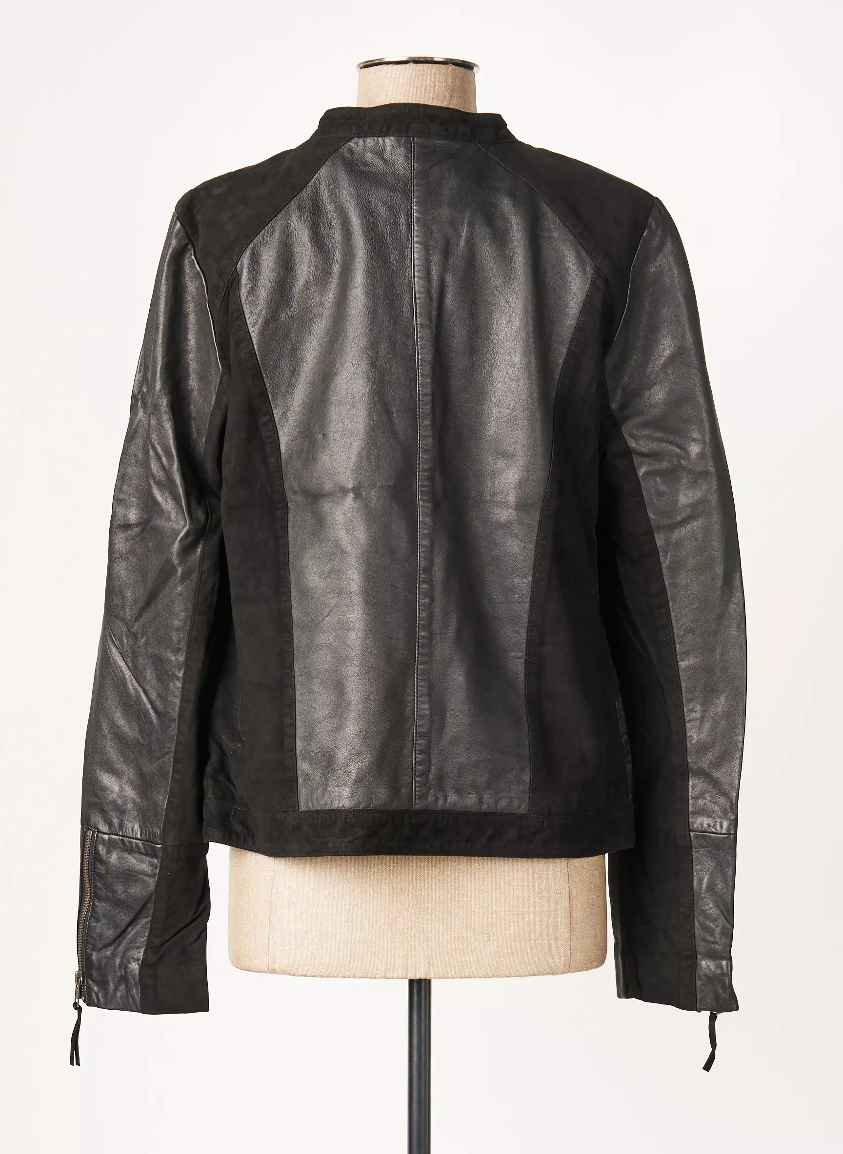 Minimum Vestecuir Femme couleur noir