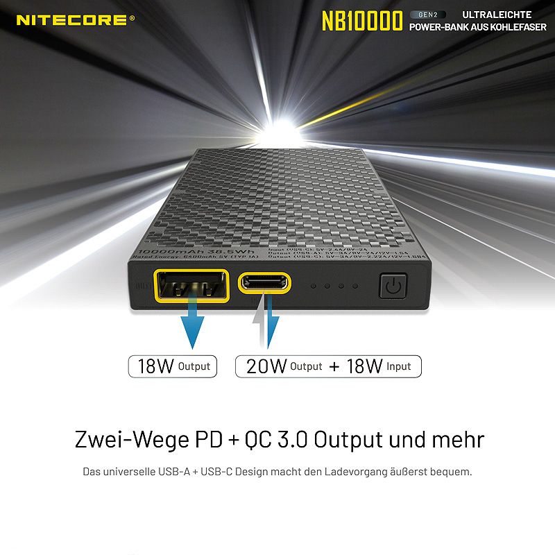 Powerbank NB10000 - 10000mAh