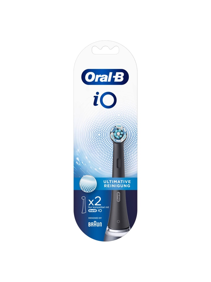Oral-B 2 er-Set iO Ultimative Reinigung 2er Aufsteckbürsten weiß in Schwarz günstig kaufen onesize