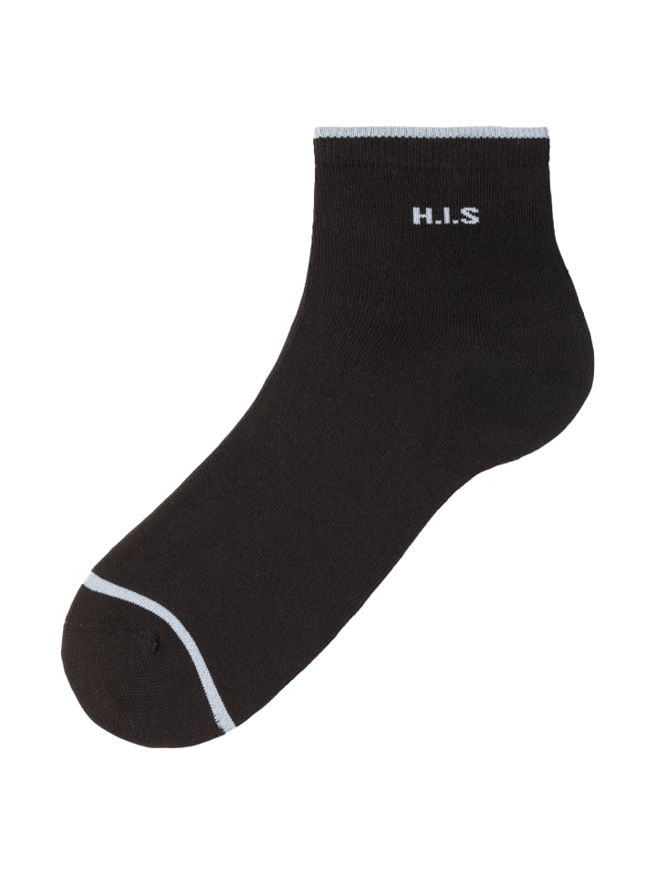 H.I.S Kurzsocken in 7x schwarz günstig kaufen