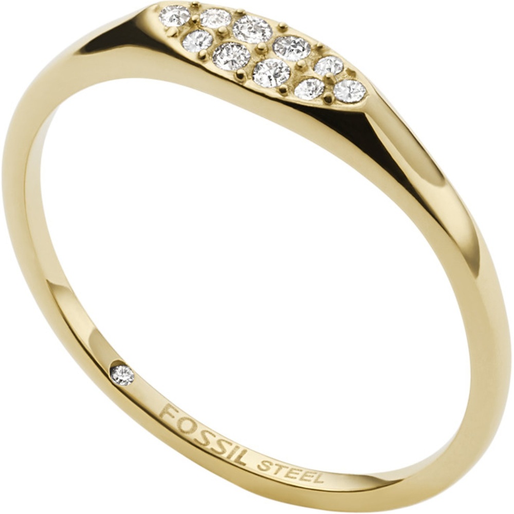 Fossil Bague pour femme Acier inoxydable or Bague