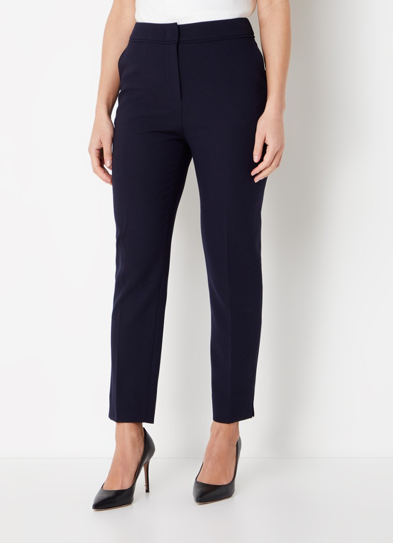 Pantaloni slim fit cu talie înaltă și buzunare aplicate, de la LKBennett Wiley.