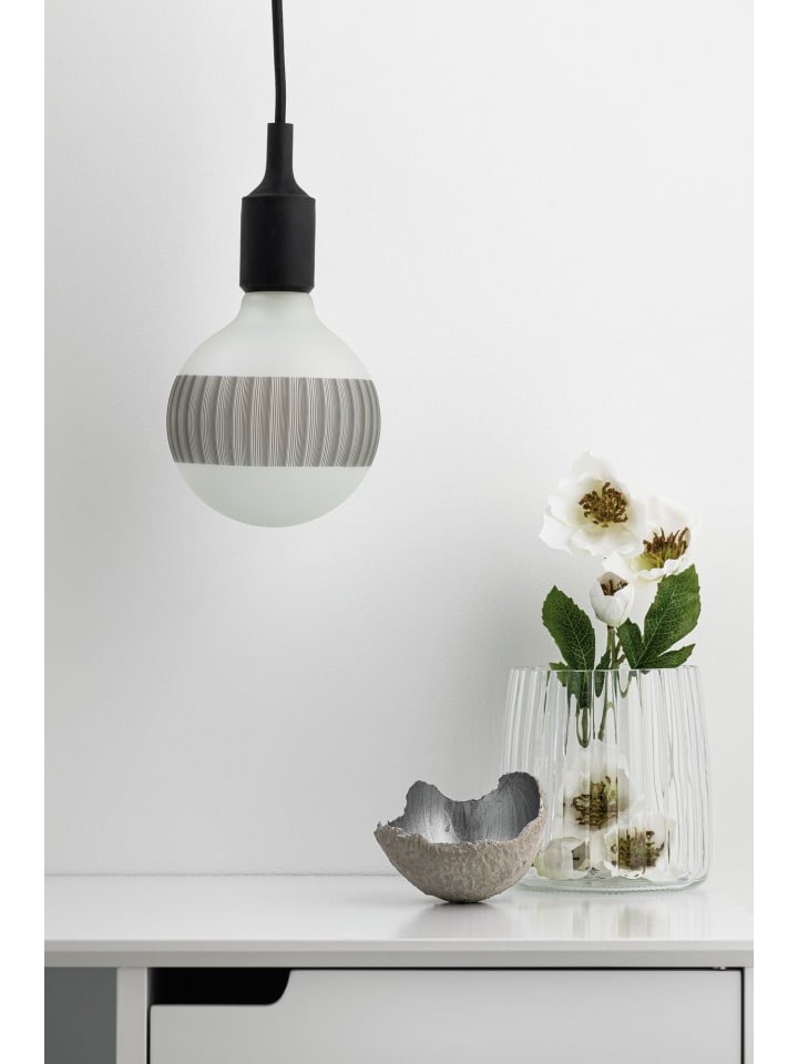 paulmann LED G125 Ringspiegel Schwarz matt liniert E27 G günstig kaufen onesize