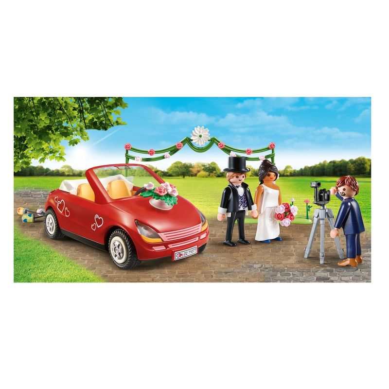 71077 Couple de mariés photographe et voiture Playmobil City Life