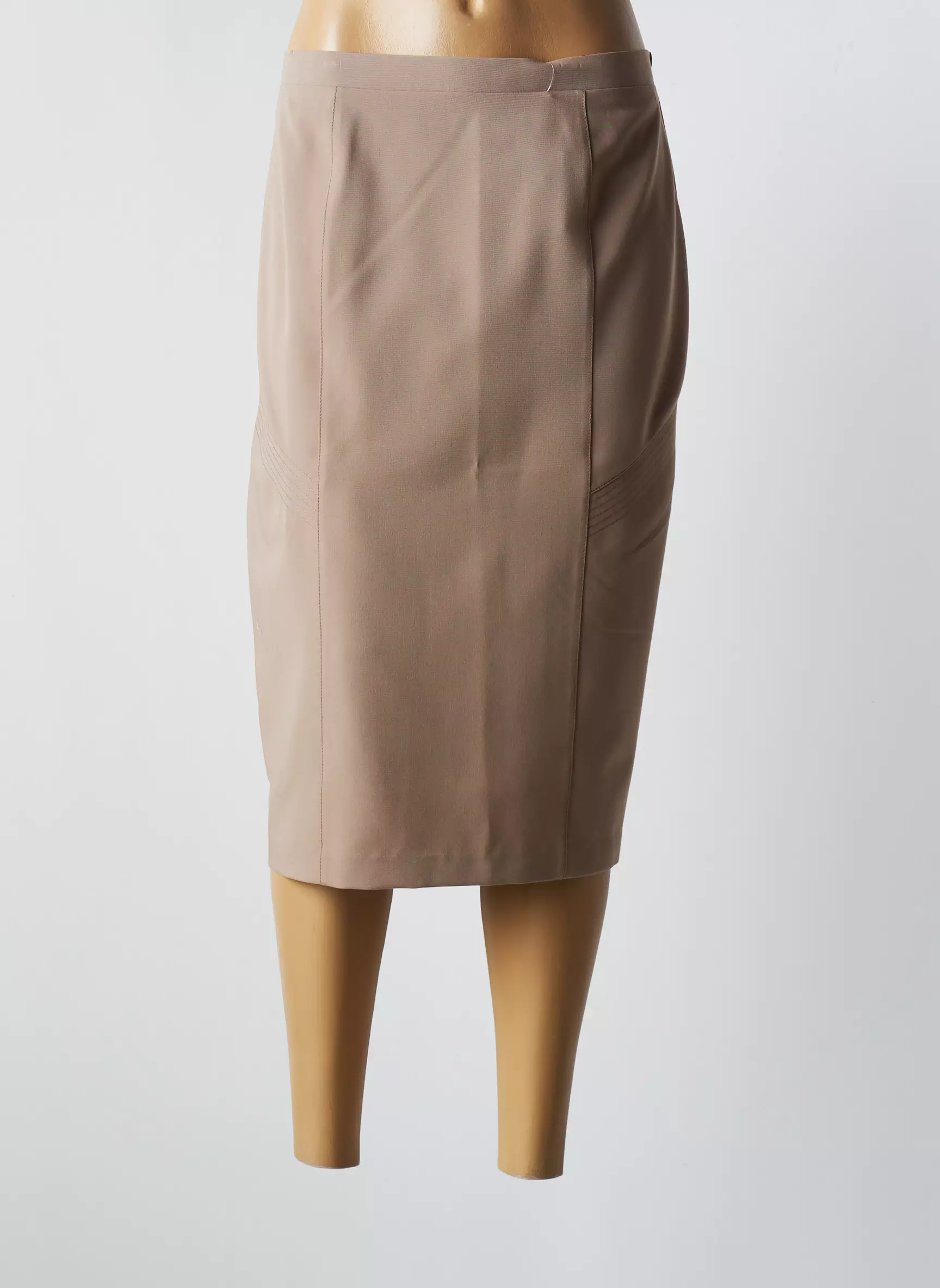 Griffon Jupes Mi Longues Femme couleur beige