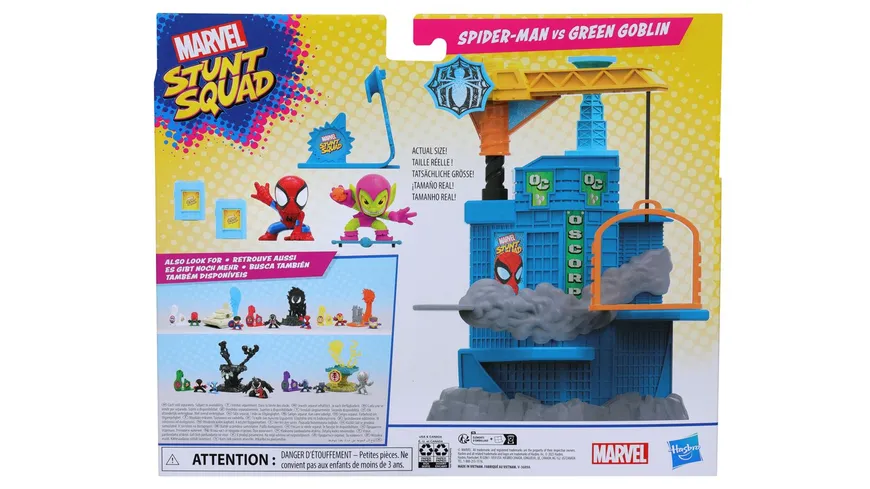 Hasbro - Marvel Stunt Squad Schmetter-Kran Spielset