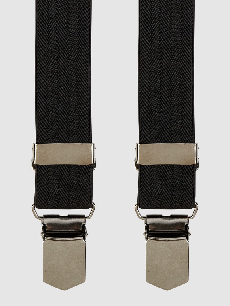 Hosenträger in Y-Form in schwarz