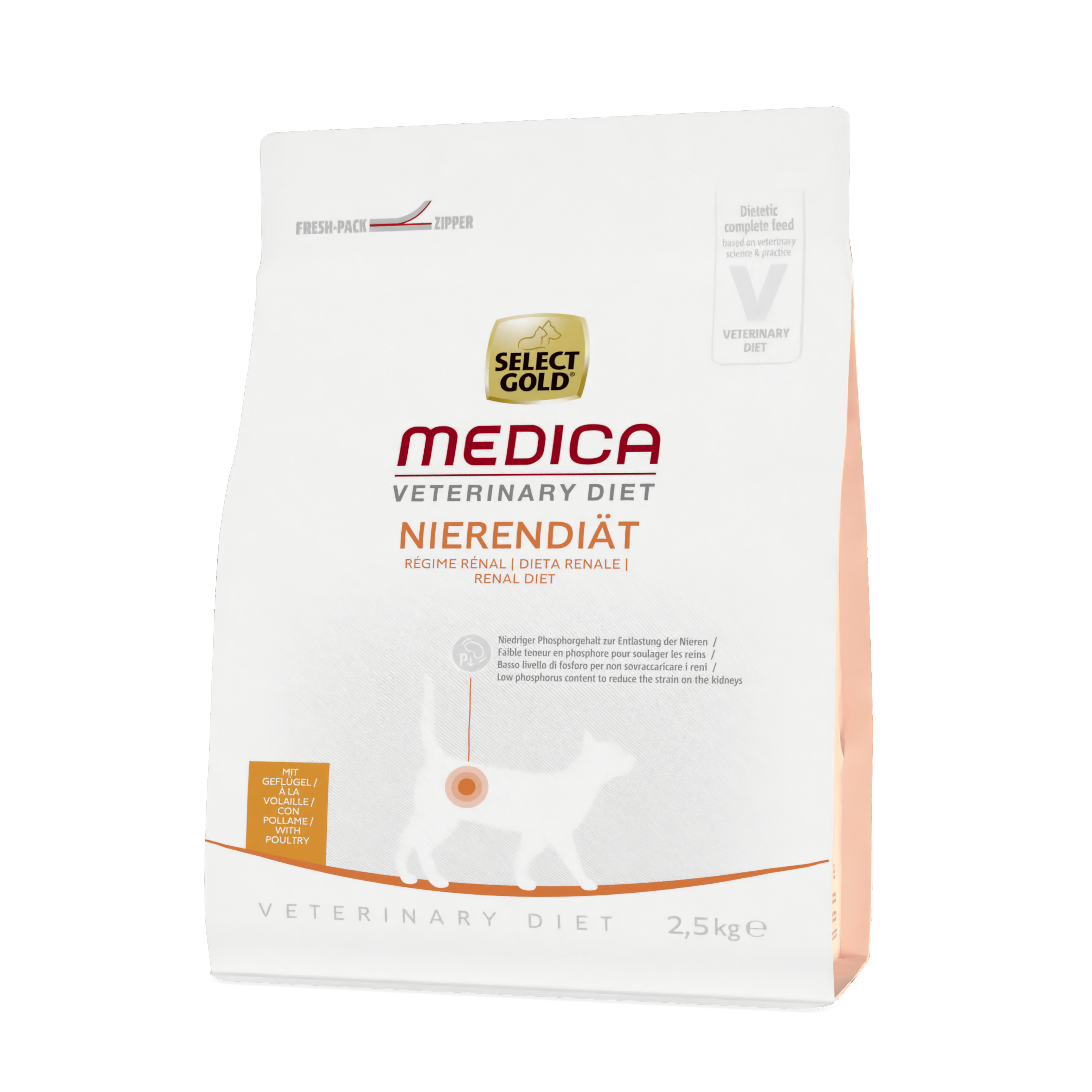 SELECT GOLD Trockenfutter SELECT GOLD Medica Nierendiät 2,5 kg