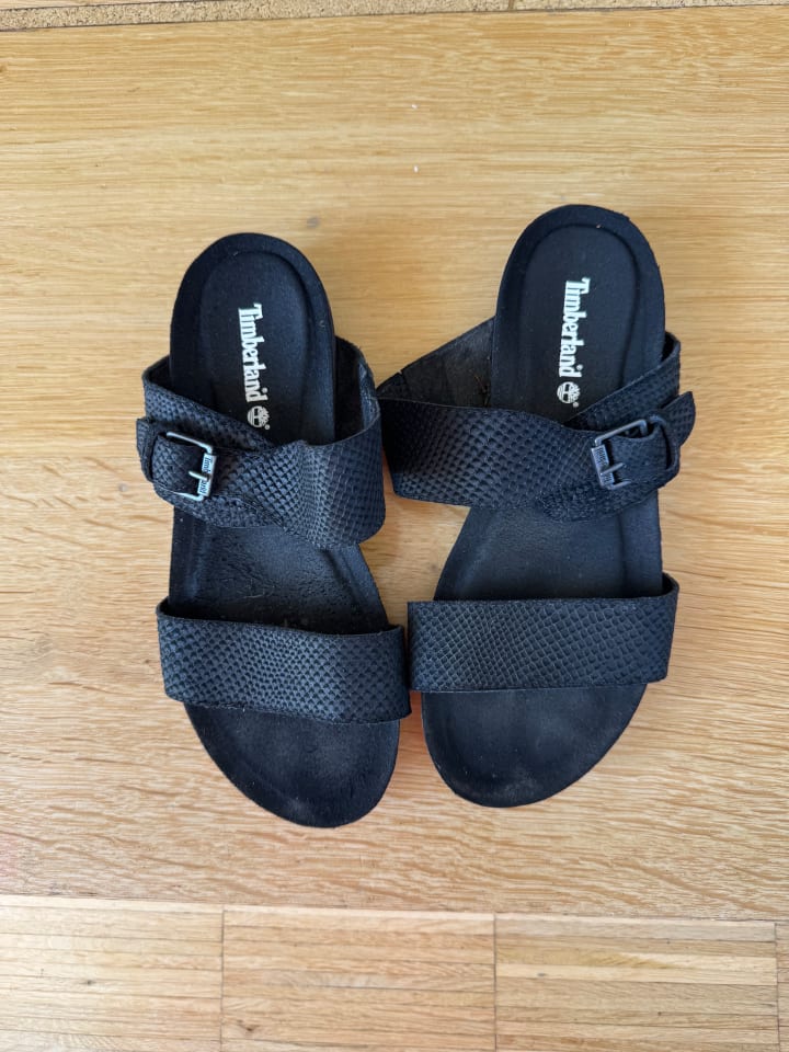 Timberland Leder-Pantoletten 