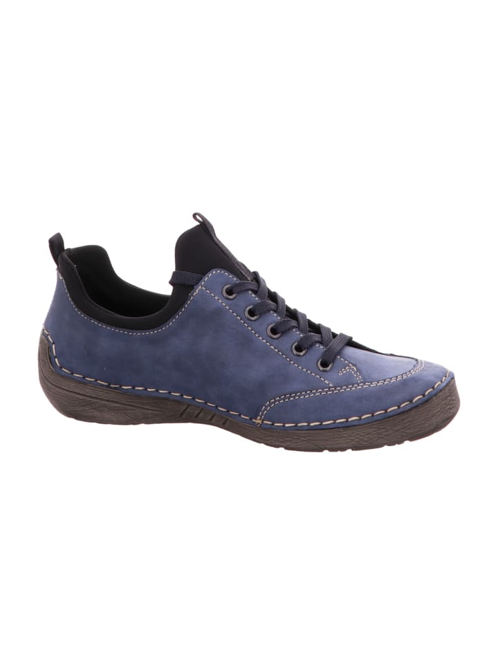 rieker Komfort Schnürschuhe in Blau günstig kaufen