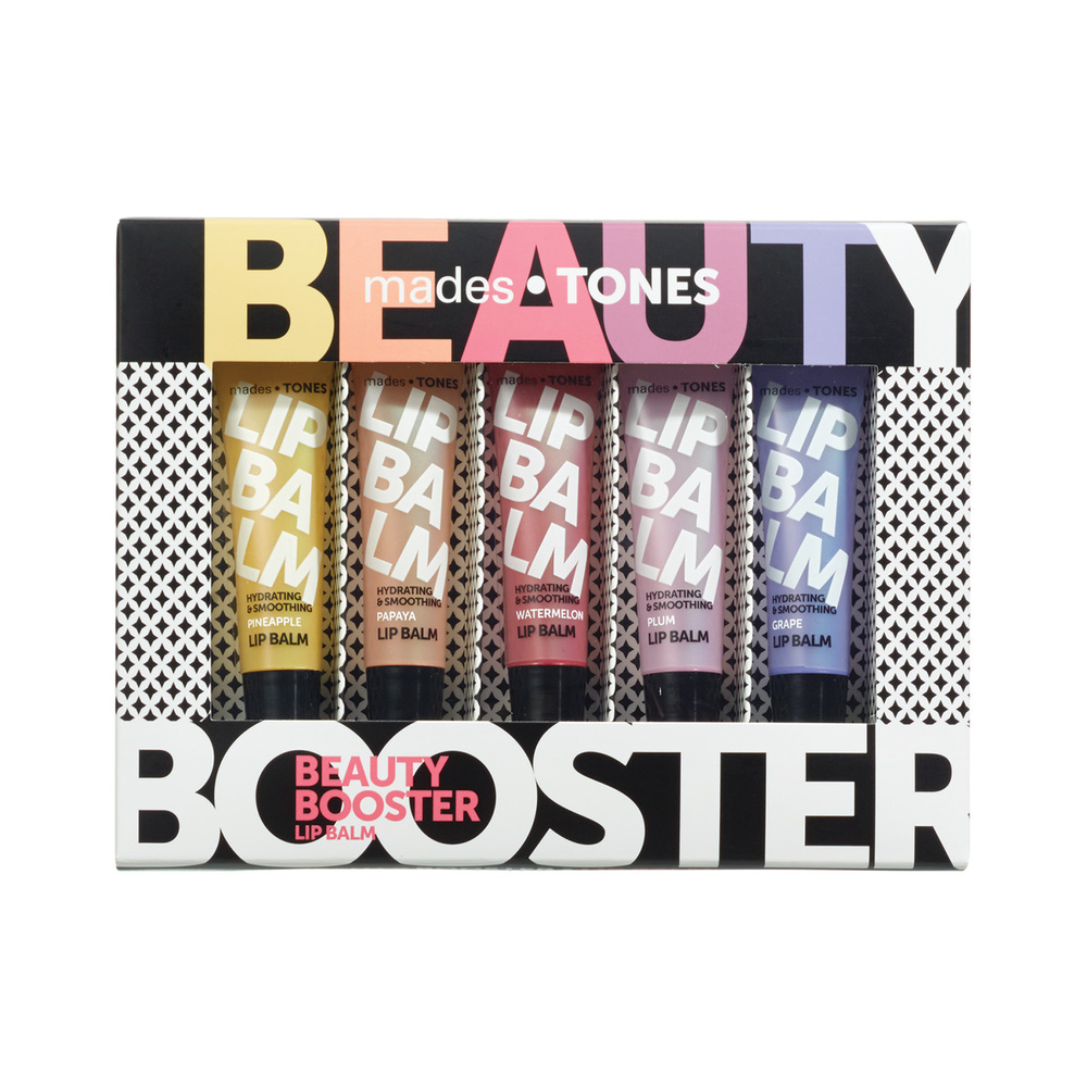 mades cosmetics JAZZY & CRAZY/PRETTY & SILLY/CHEEKY & FLIRTY/GROOVY & DANDY/DREAMY & LAZY coffret baume à lèvres