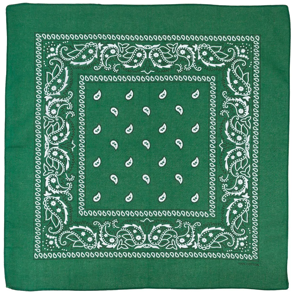 Bandana US Halstuch Paisley oliv