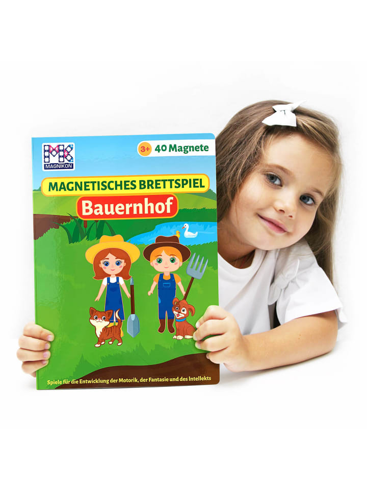 MAGNIKON Magnetspiel “Bauernhof” 40 Magnete- ab 3 Jahren günstig kaufen onesize