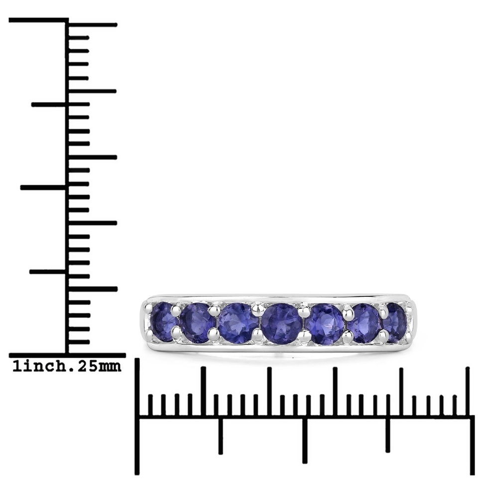 Rafaela Donata Bague Argent sterling Iolite en Argent Bague