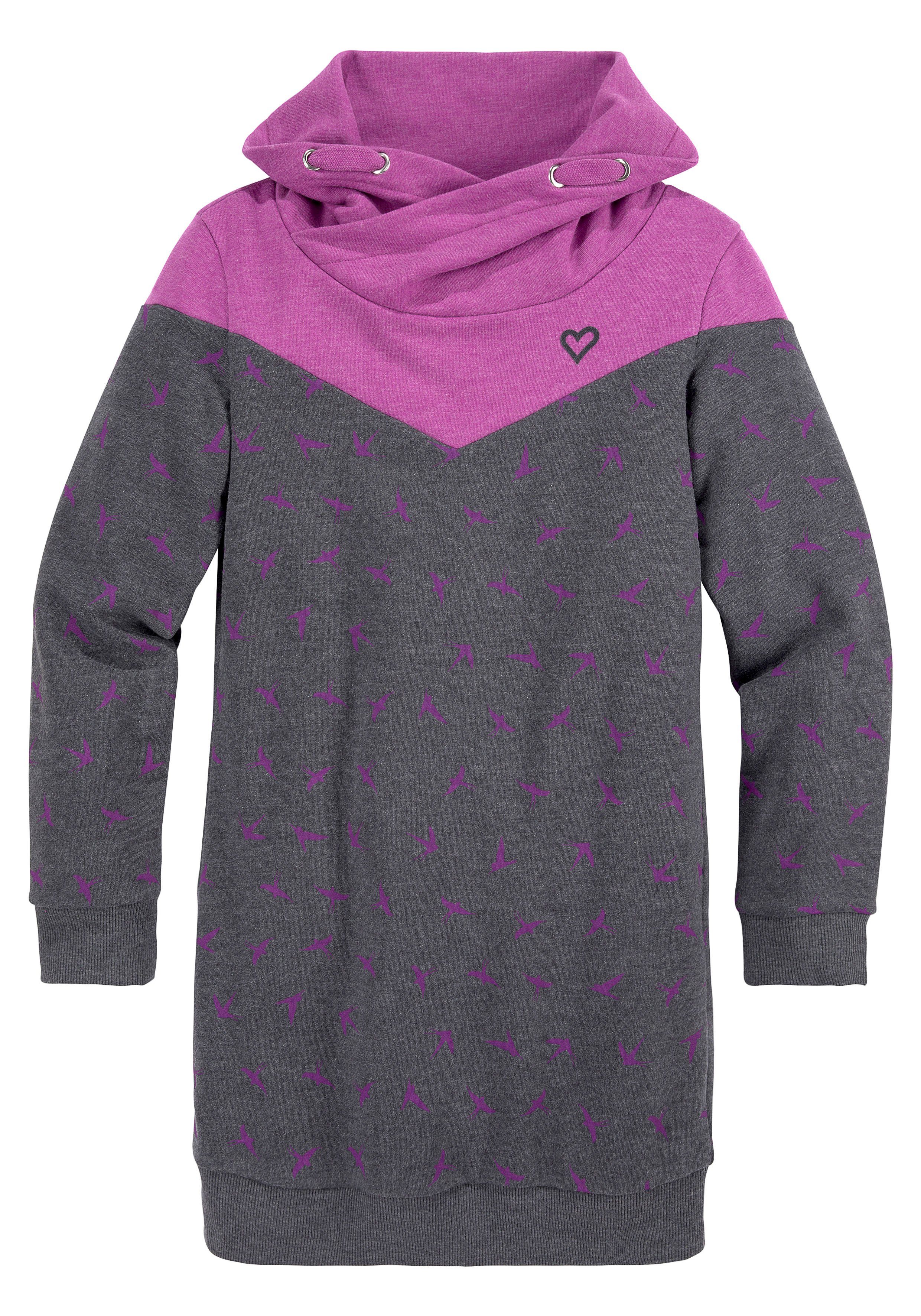 Alife & Kickin Sweatkleid mit süßem allover Druck NEUE MARKE! Alife & Kickin für Kids.