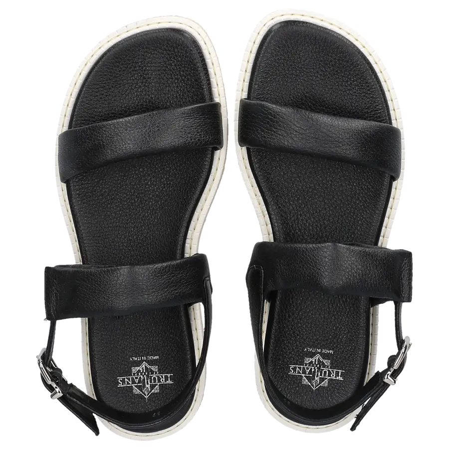 Truman's - Sandalen 9584 Hirschleder - schwarz