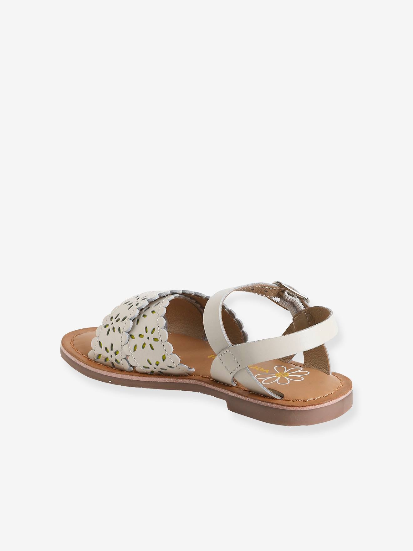 Vertbaudet Mädchen Sandalen - weiß