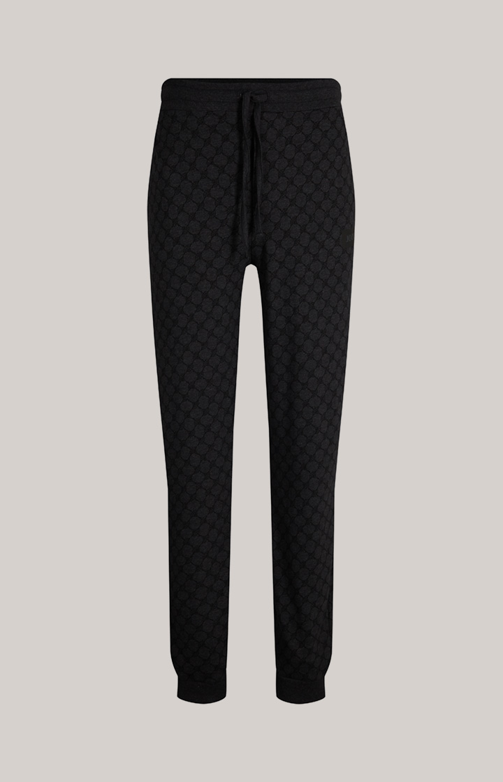 Loungewear Joggpants in Anthrazit meliert