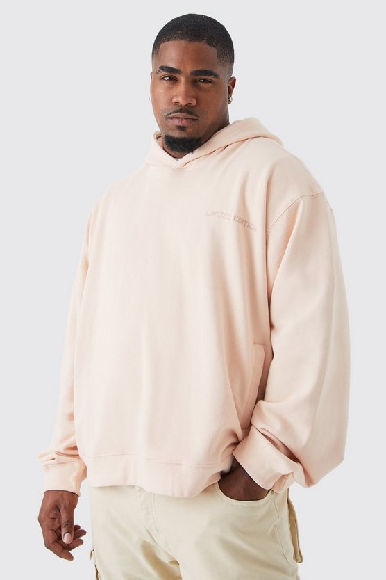 Plus kastiger Oversize Hoodie