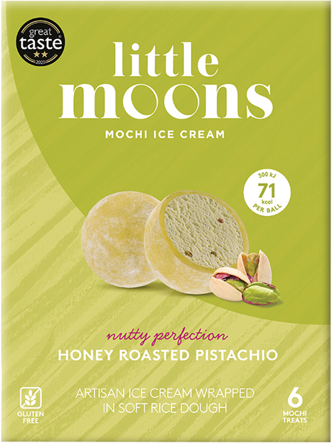Little Moons Mochi Honig geröstete Pistazie