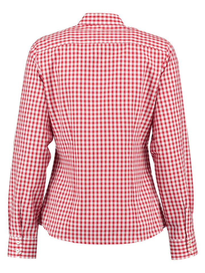OS-Trachten Trachtenbluse Vapuzo in mittelrot günstig kaufen