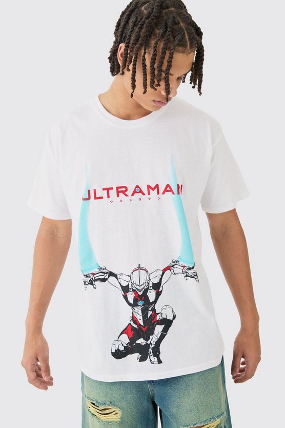 Oversize T-Shirt mit lizenziertem Ultraman Print
