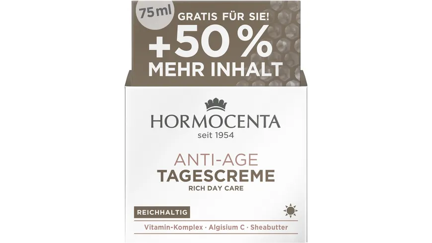 HORMOCENTA Anti-Age Tagescreme 75 ml