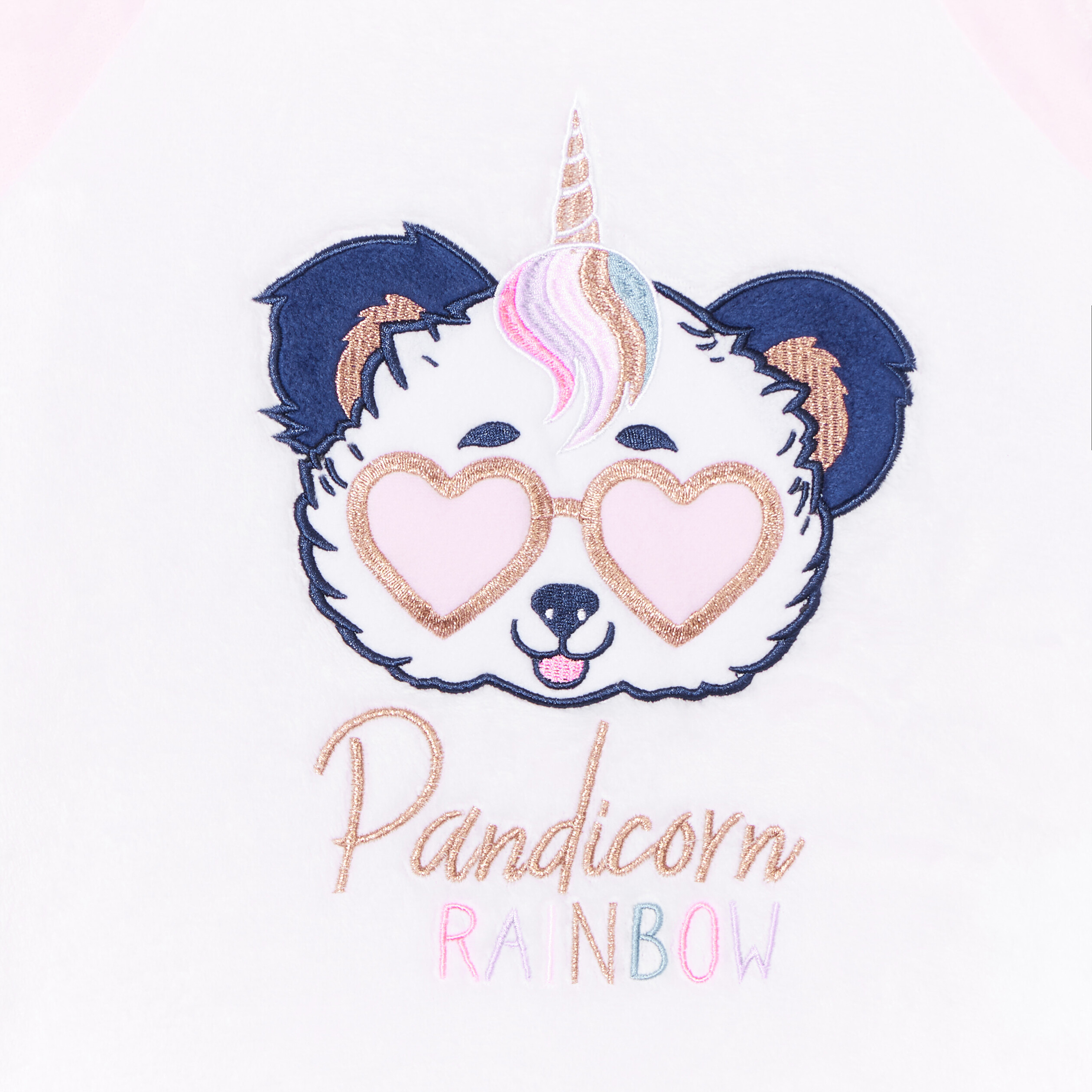 Ensemble pyjama pantalon pilou 3 pièces rose poudrée fille | La Halle