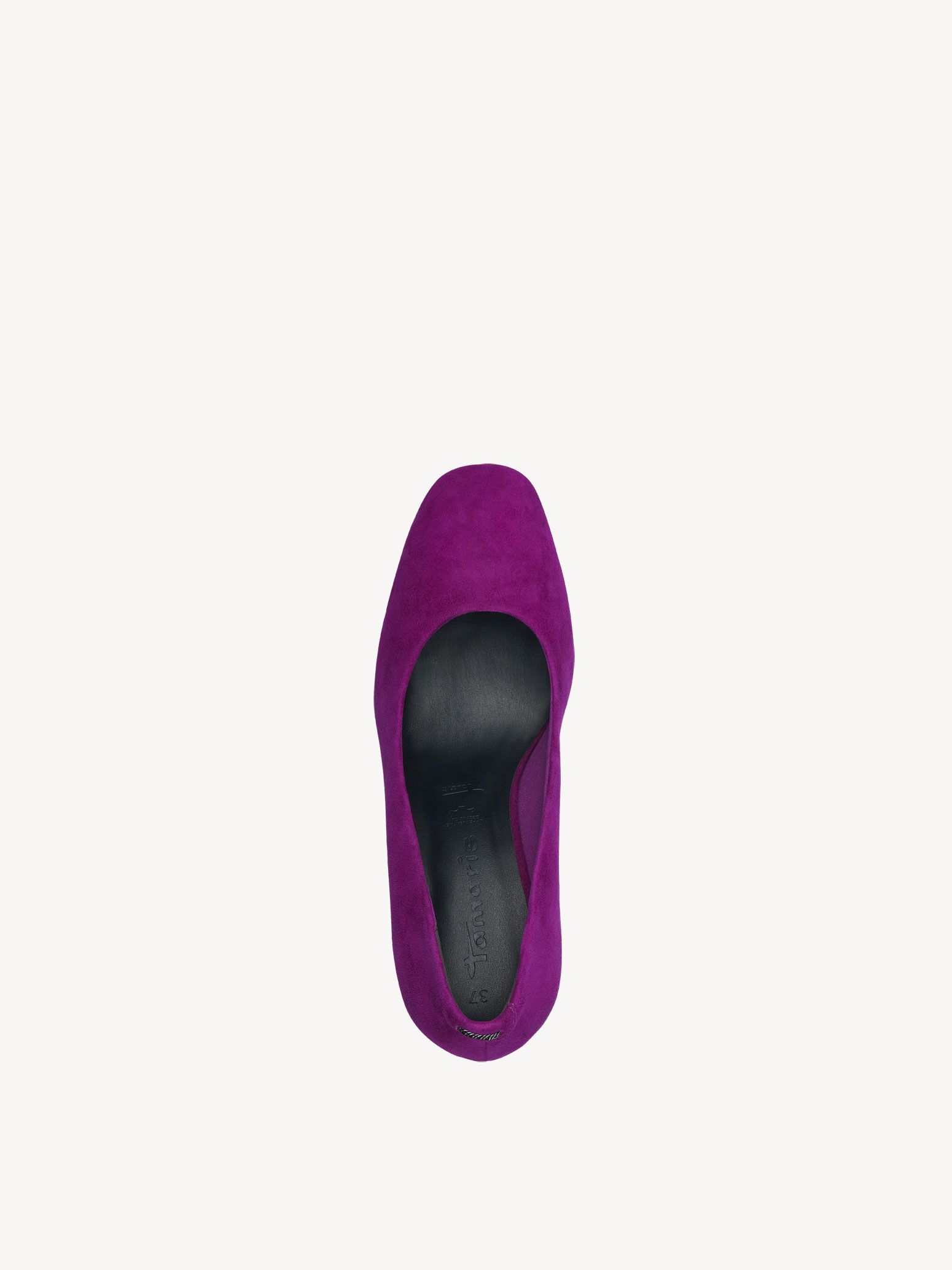 Escarpin en cuir - rose fuchsia