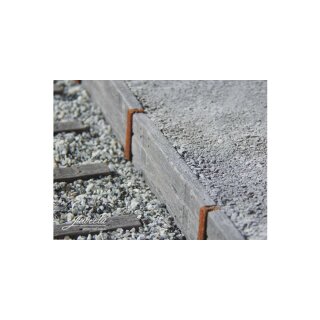1:32 Schüttbahnsteig Holzschwellen, ca. 80cm
